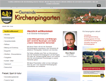 Tablet Screenshot of kirchenpingarten.de